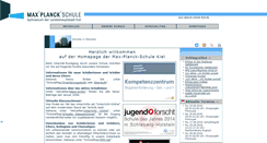 Desktop Screenshot of max-planck-schule-kiel.de